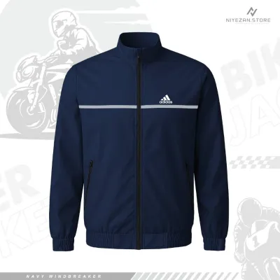 Solid Windbreaker - Navy
