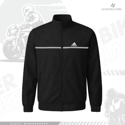 Solid Windbreaker - Black