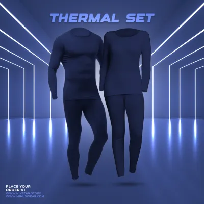 Unisex Premium Thermal 1 Set- Navy