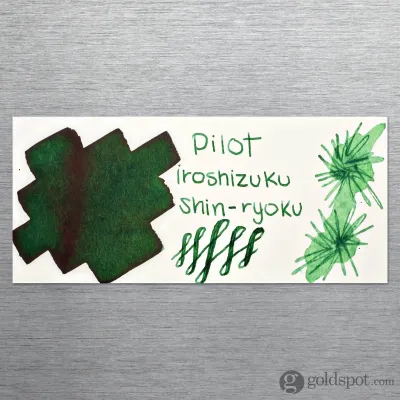 Pilot Iroshizuku Bottled Ink – Shin-Ryoku (Forest Green) – 50mL