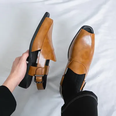 MENS FORMAL LEATHER SANDALS 