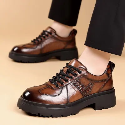 MICROFIBER LEATHER MARTIN BOOTS