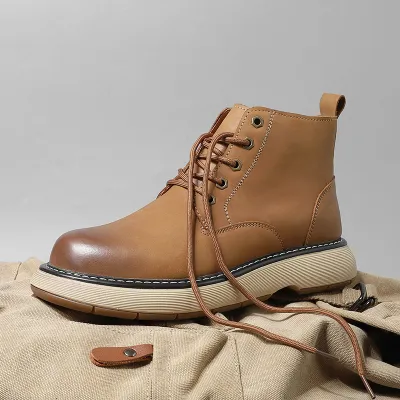 BRITISH STYLE RETRO SHORT BOOTS