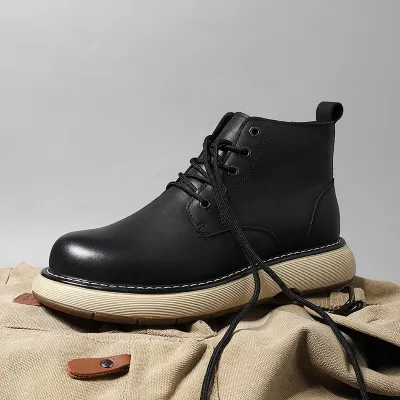 BRITISH STYLE RETRO SHORT BOOTS