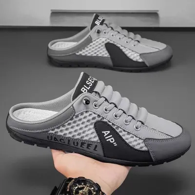 BREATHABLE MESH HALF SHOES