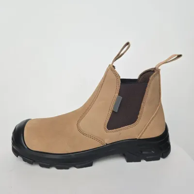 STEEL TOE WORK LEATHER SAFETY BOOTS SHOES 