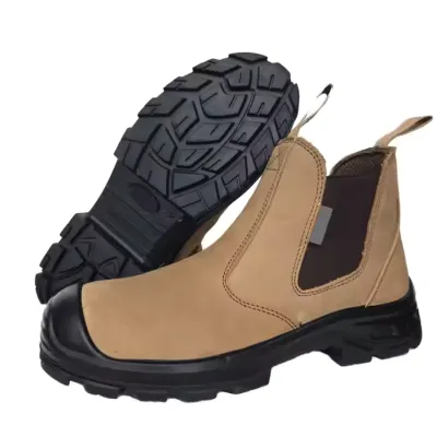 STEEL TOE WORK LEATHER SAFETY BOOTS SHOES 