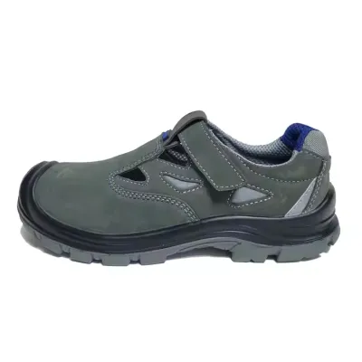 GENUINE LEATHER FOR SUMMER NON-SLIP MEN SAFETY SHOES