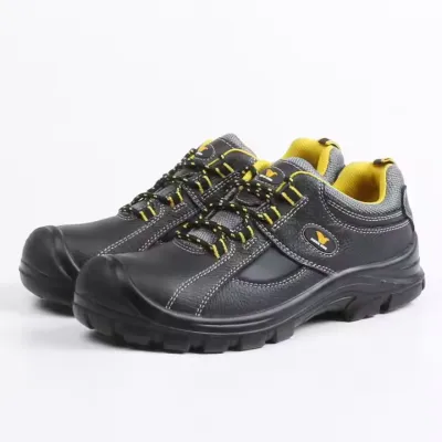 CASUAL GENUINE LEATHER OXFORD ACTION SAFETY SHOES