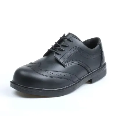 GENUINE LEATHER UNISEX SAFETY BOOTS SHOES