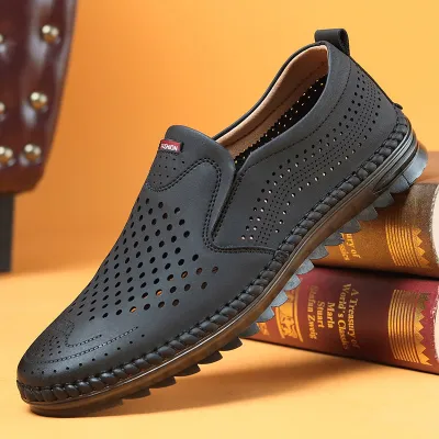 MEN'S CASUAL NON-SLIP LOAFERS BLACK