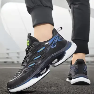 RETRO CASUAL RUNNING SHOE BLACK