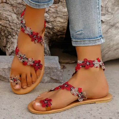 CROSS-BORDER BEACH SANDALS BROWN