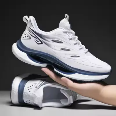 RETRO CASUAL RUNNING SHOE WHITE