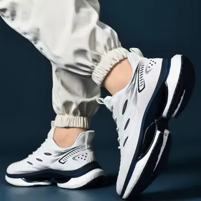 RETRO CASUAL RUNNING SHOE WHITE