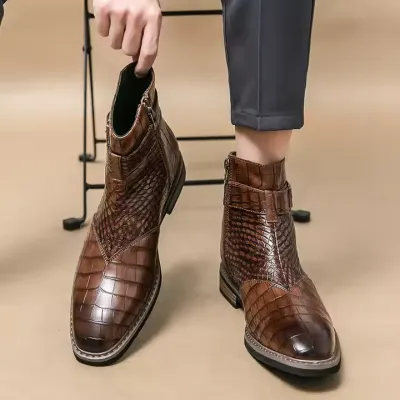 CHELSEA CASUAL BOOTS BROWN