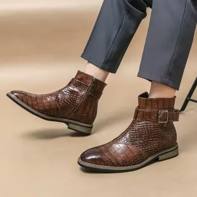 CHELSEA CASUAL BOOTS BROWN