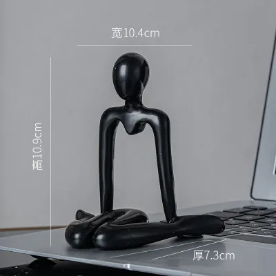 Modern Abstract Figurine | Stylish Home Decor Sculpture for Room