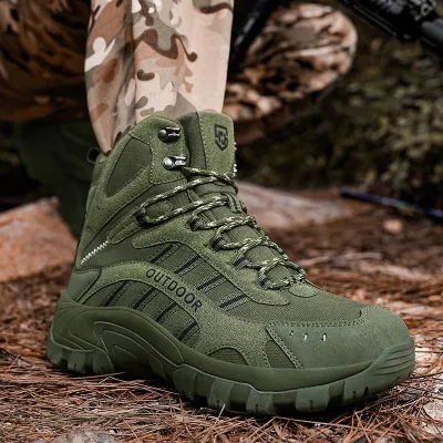 RETRO OUTDOOR COMBAT BOOTS