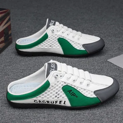 BREATHABLE MESH HALF SHOES