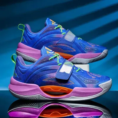 LUMOGLIDE GLOW MESH BASKETBALL SNEAKERS