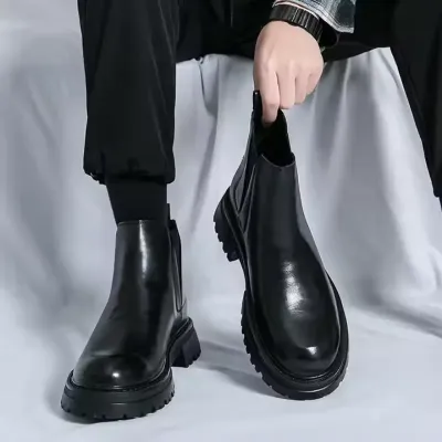 BRITISH BLACK LEISURE SHOES