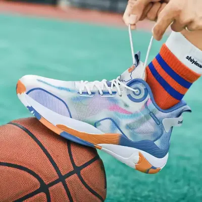 BIG SIZE MESH BASKETBALL SNEAKERS