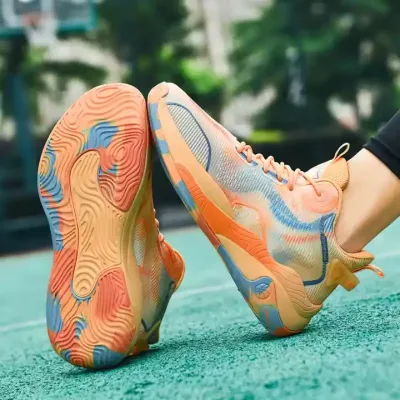 BIG SIZE MESH BASKETBALL SNEAKERS