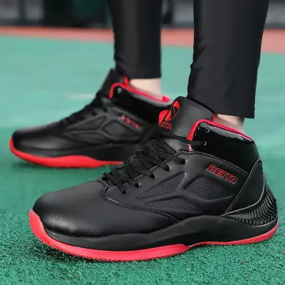 MAXLEATHER MEN'S BASKETBALL SNEAKERS