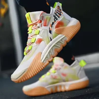 AIRFORCE MESH HIGH-TOP BASKETBALL SNEAKERS