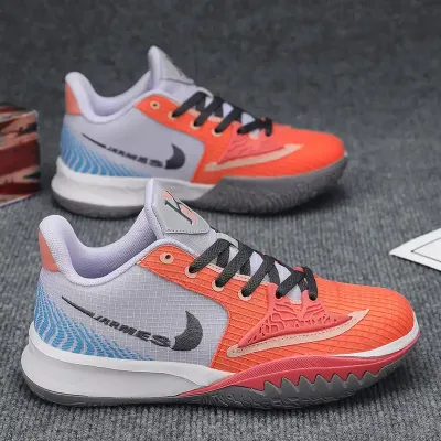 MILITARY TRAINING SPORTS SHOES GREY ORANGE