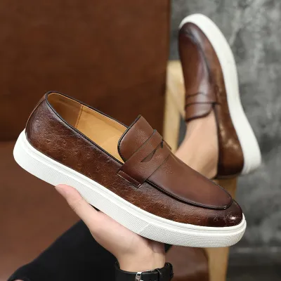 Premium Leather Soft Sole Business Loafers Shoes
