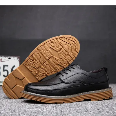 Genuine Leather Trend Lace Up Business Shoes