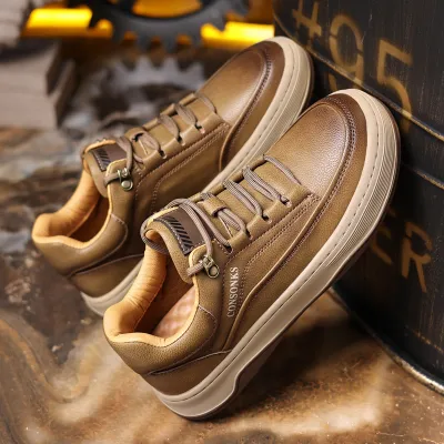 Cowhide Leather Versatile Casual Shoes