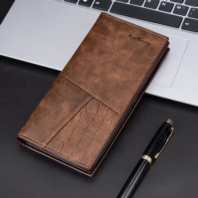 Premium Leather Ultra light Men’s Long Wallet