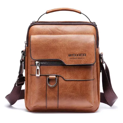 Premium Leather Leisure Shoulder Bag