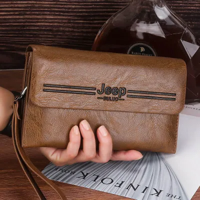 Capacious Leather Clutch Handbags