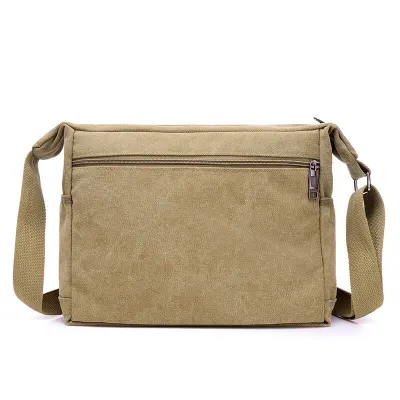 Canvas Business Messenger Bag – Durable Lightweight Work Shoulder Bag