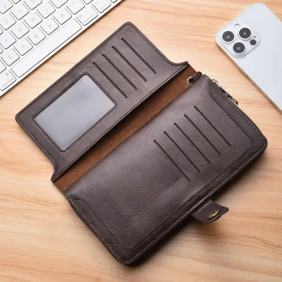 Genuine Leather Mobile Phone Clutch Bag
