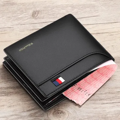 Genuine Leather WILLIAM POLO Short Wallet – Sleek & Durable