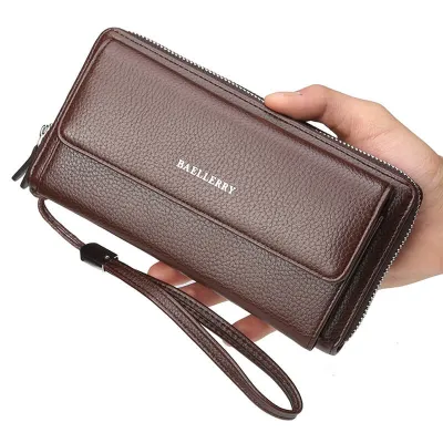 Premium Leather Business Clutch – Soft & Stylish