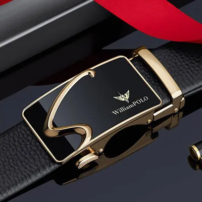 William Polo Genuine Leather Business Belt – Classic Elegance for Every Occasion