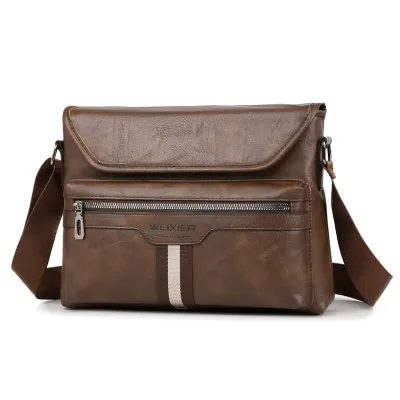 Premium Leather Retro Men’s Shoulder Bag
