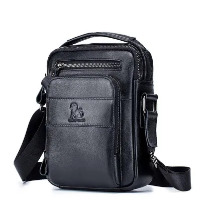 Cowhide Genuine Leather Shoulder Crossbody Retro Bag
