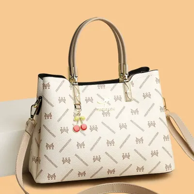 Elegant Soft Leather Large Capacity Women’s Shoulder Bag | Stylish Tote Messenger Handbag