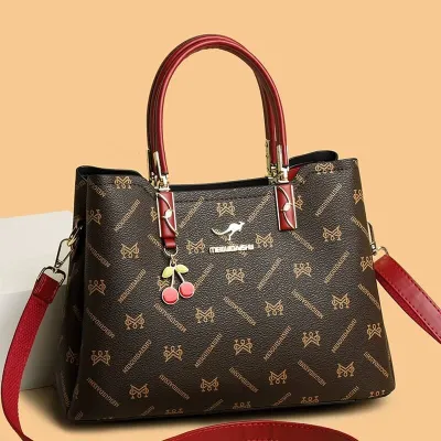 Elegant Soft Leather Large Capacity Women’s Shoulder Bag | Stylish Tote Messenger Handbag