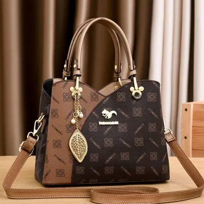 High-End Soft Leather Large Capacity Women’s Shoulder Bag | Versatile Tote Messenger Handbag