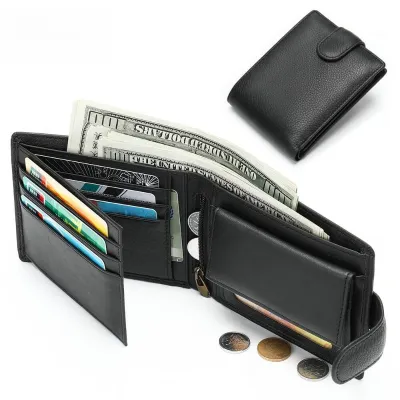 Genuine Cowhide Leather Men’s Wallet