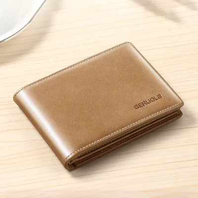 Genuine Leather Compact Card Holder | ID Card & Driver’s License Case