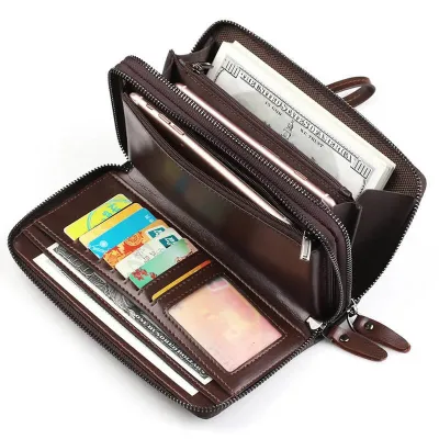 Premium Leather Luxury Hand Loop Clutch Bag